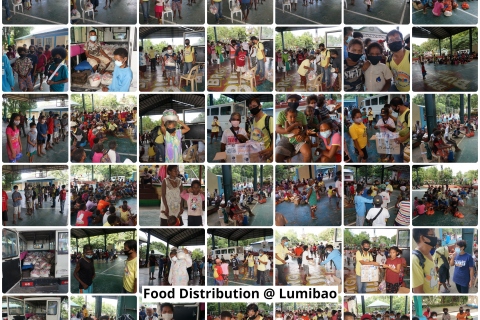 Relief goods for displaced indigenous families in Zambales (Click here to view)