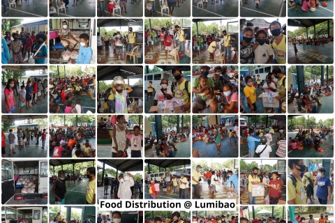 Relief goods for displaced indigenous families in Zambales (Click here to view)